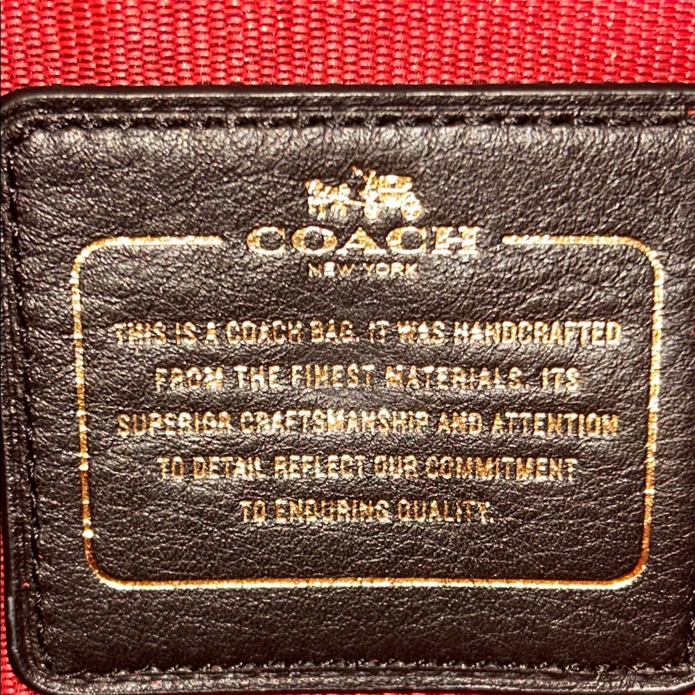 🍍Coach Dakota NWOT Fringe Flap Crossbody Leather Shoulder Bag - Picture 16 of 17